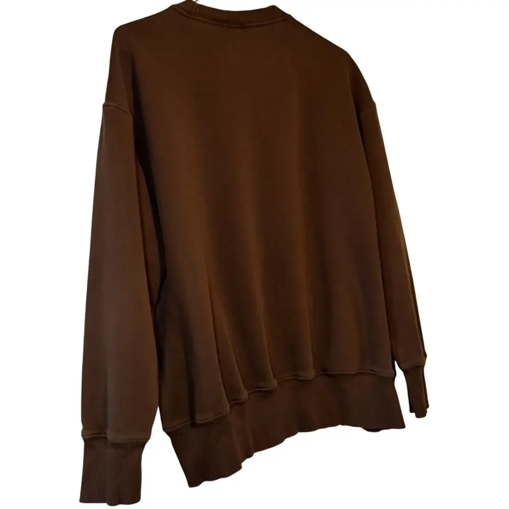 Nike Center Swoosh Pullover Sweatshirt Brown Size Small (S/P/CH)